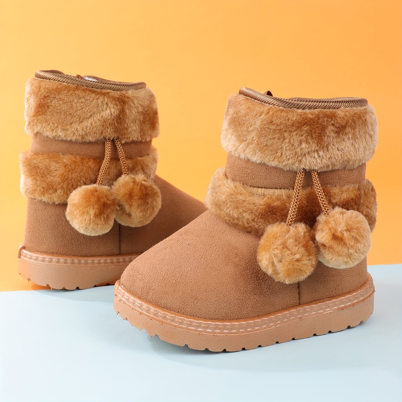 Chloe - Fleece Knusse Antislip Laarzen voor Meisjes in de Sneeuw