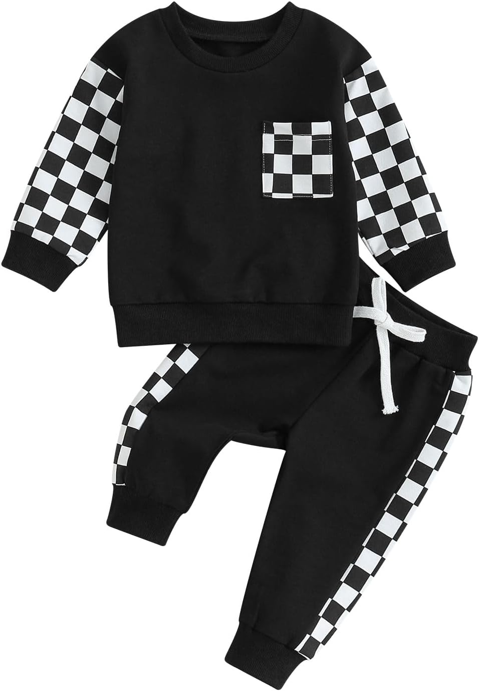 Baby Jogger Set Winter - Contrast Sweatshirt en Broek voor Comfort in de Koude