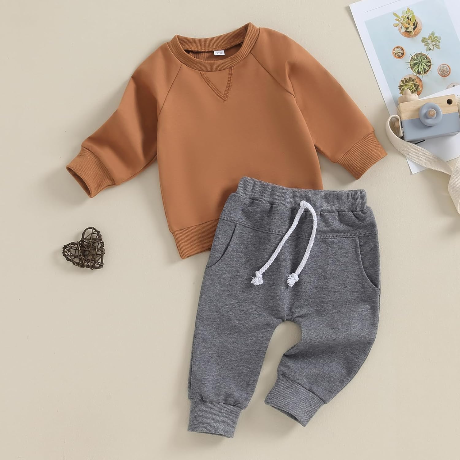 Baby Jogger Set Winter - Contrast Sweatshirt en Broek voor Comfort in de Koude