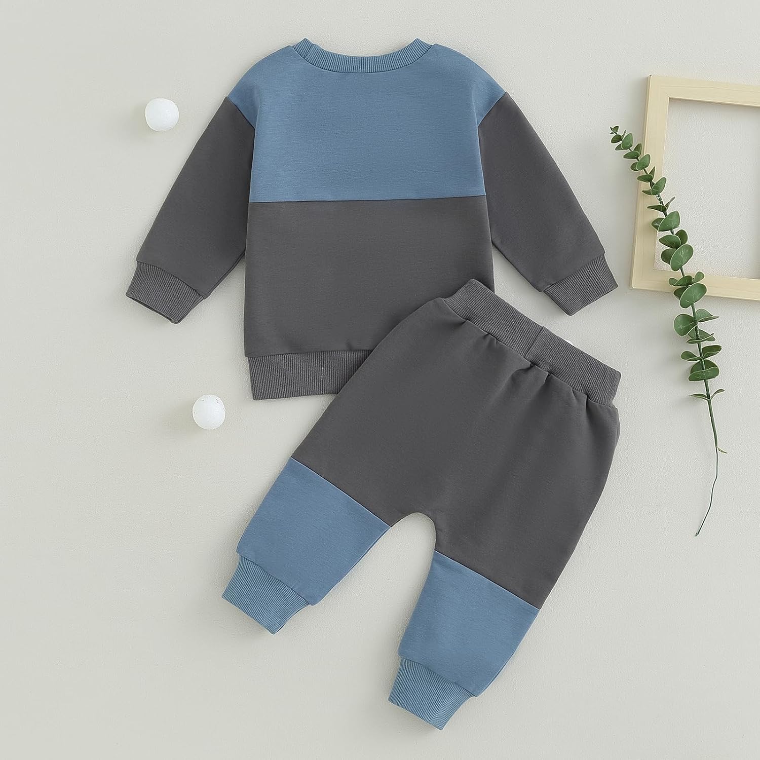 Baby Jogger Set Winter - Contrast Sweatshirt en Broek voor Comfort in de Koude