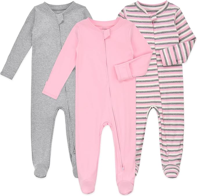 Baby Pyjama met Voeten en Wanten - Set van 3 voor Extra Warmte