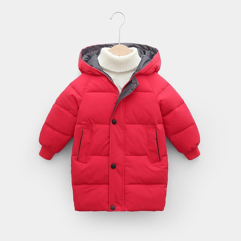 Kinderen Parka - Trendy Winterjas met Capuchon en Zijzakken