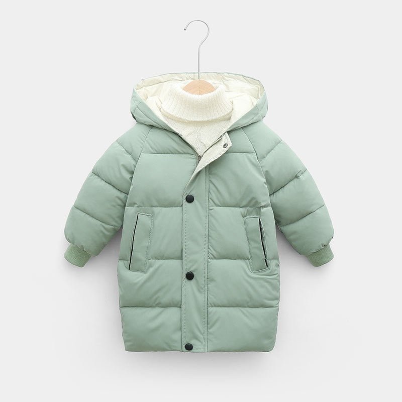 Kinderen Parka - Trendy Winterjas met Capuchon en Zijzakken