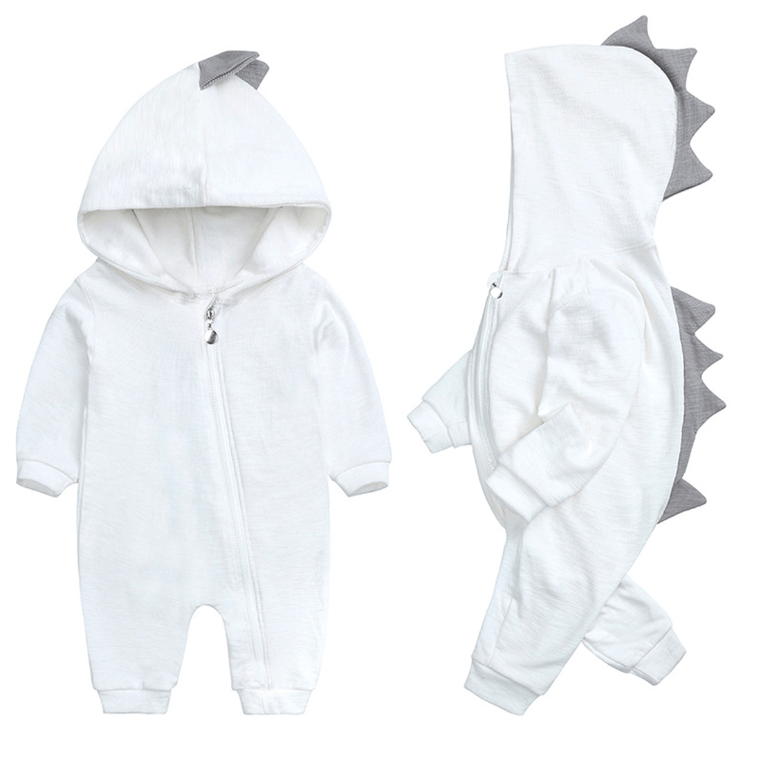 Schattige Baby Onesie met Dinosauruskapje - Dinodream Onesie voor Extra Fun