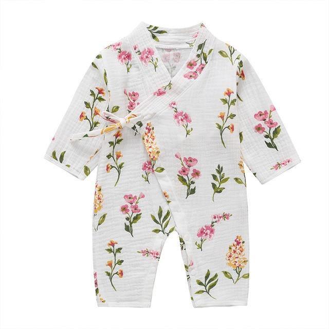 Geribbelde Baby Kimono