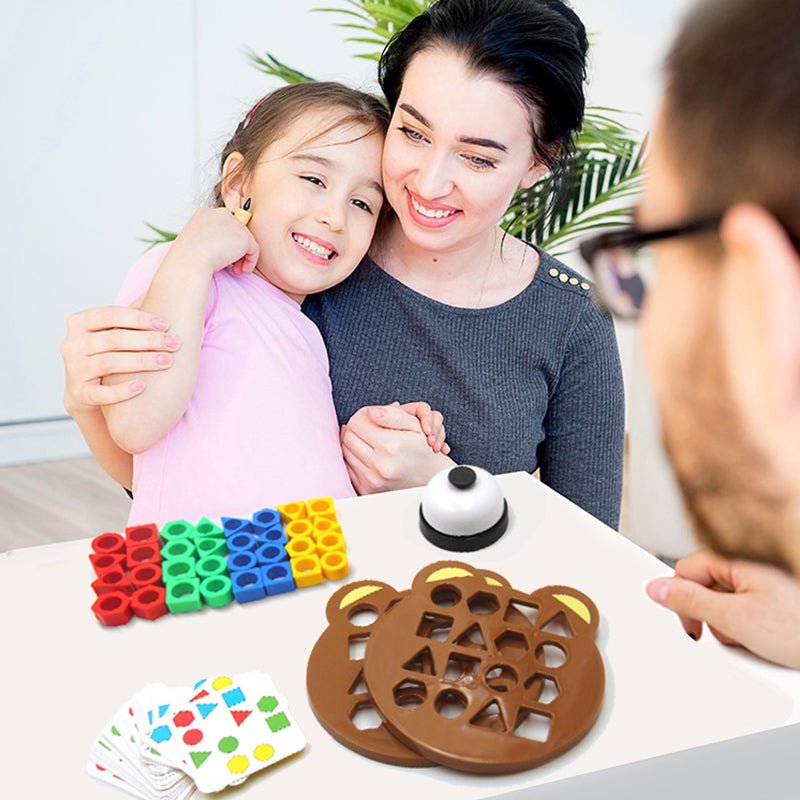 Shape Bear Family Game | Montessori Toys for Learning Shapes