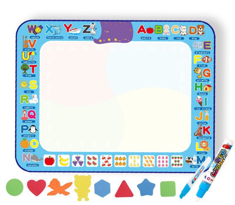 Magic Water Drawing Mat | Learn to read, write, draw &amp; count