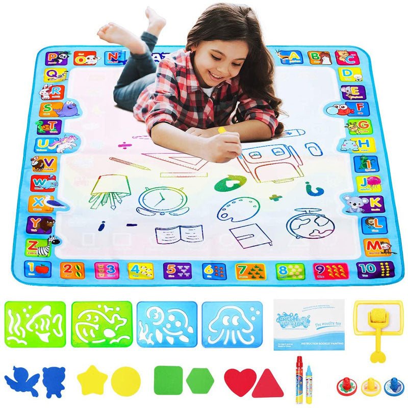 Magic Water Drawing Mat | Learn to read, write, draw &amp; count